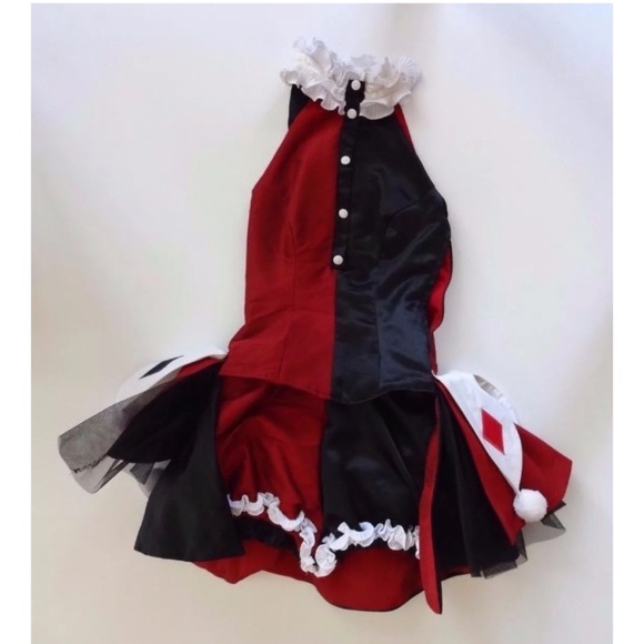 Harley Quinn S Cosplay Costume Handmade Custom Red - Picture 2 of 7